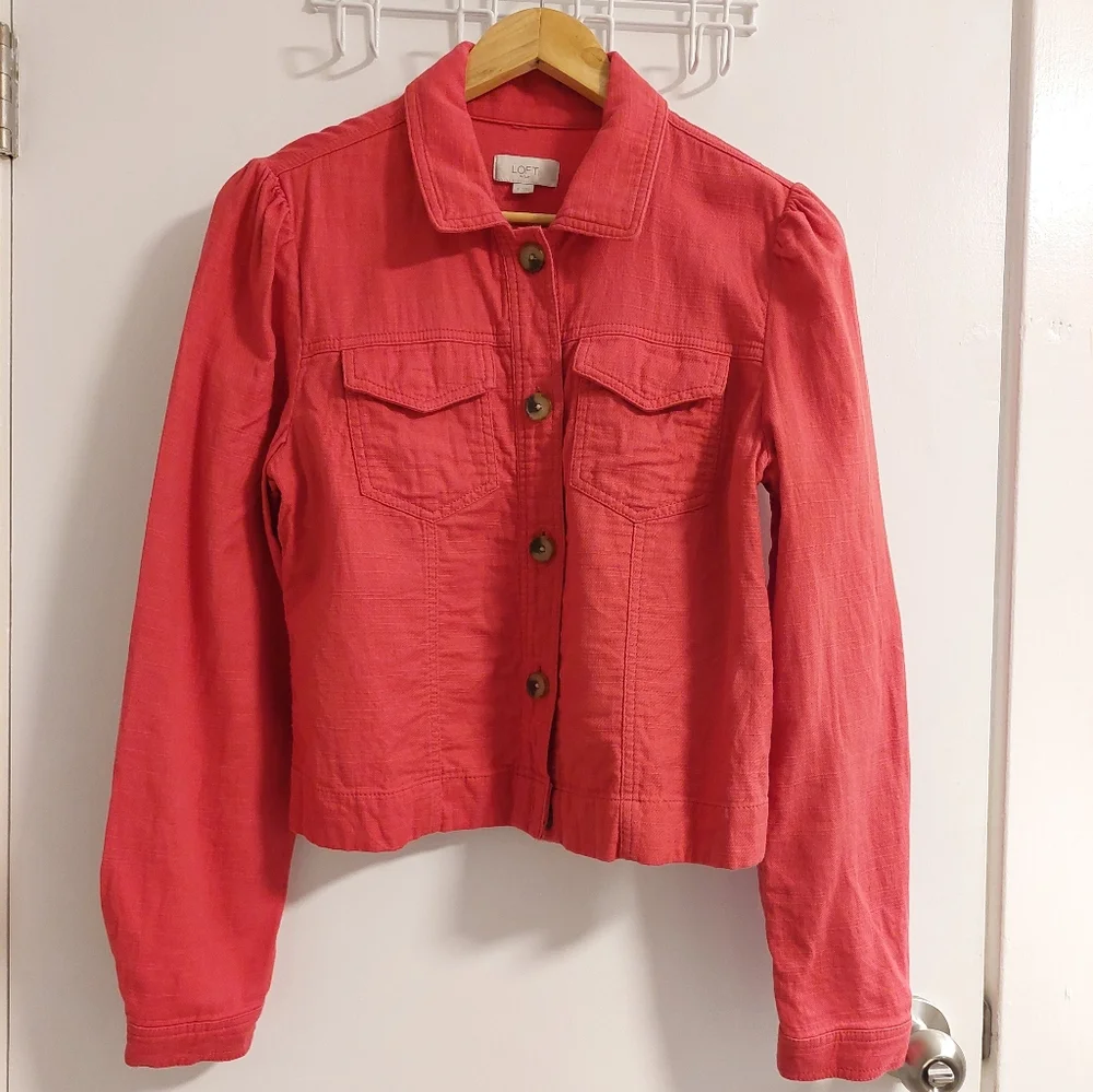 Loft Women's Pink Jacket - Picture 1 of 7
